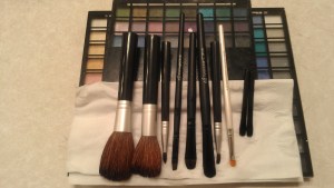 Drying Make-Up Brushes